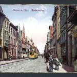 AK Neuss um 1920 Niederstraße, coloriert