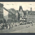 AK Neuss 1907 Markttag vor Rathaus