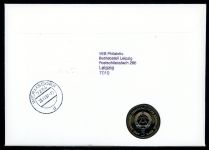 DDR 1987 Numisbrief 5 Mark Rotes Rathaus - Worbes 47.W ST