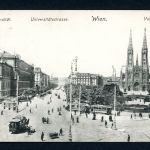 AK Wien 1910 Universität und Votivkirche