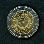 Griechenland 2012 2 Euro 10 Jahre Euro-Bargeld ST
