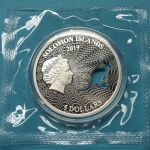 Solomon Islands 2019 Shapes of Australia 5 Dollars Känguruh, cut out PP