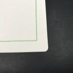 Kabe Blankoblätter Albumpapier mit grüner Randlinie, 50er Pack neuwertig