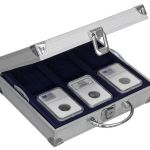 Safe Alu-Koffer für 24 Münzen in Slabs Nr. 217 Neu