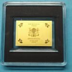 Tschad 5000 Francs CFA "Die Wende" 1/200 oz Feingold im Etui