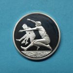 Griechenland 2004 10 Euro Olympiade Athen Weitsprung Silber PP