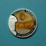 Palau 2010 1 Dollar Mutter Teresa Sisters of Loreto Cu versilbert PP