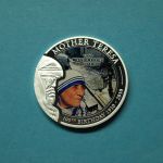 Palau 2010 1 Dollar Mutter Teresa Nächstenliebe Cu versilbert PP
