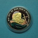 Kamerun 2011 100 Francs CFA Johannes Paul II., trimetallic PP