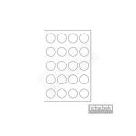 Schaubek Münzschuber "Solo", blau, 20 Felder für 10/20 Euro K859 Neu