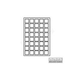 Schaubek Münzschuber "Solo", blau, 40 Fächer 33 x 33 mm K843 Neu