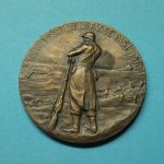 Belgien Bronzemedaille Yser on ne passe pas! 1914-1918 1. Weltkrieg ST