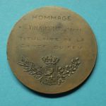 Belgien Bronzemedaille Yser on ne passe pas! 1914-1918 1. Weltkrieg ST