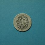 Kaiserreich 1881 A 1 Mark kleiner Adler