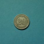 Kaiserreich 1892 A 20 Pfennig großer Adler