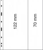 Lindner UNIPLATE Blätter Schwarz mit 2 Streifen, vertikal 062 (5er Pack) Neu