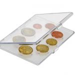 Safe Münzetui Transparent für 1x 1 Euro-Satz (1 Cent bis 2 Euro) Nr. 7913 Neu