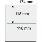 Safe Album Braun Compact-"Luxus" mit 10 Blättern für Briefe Nr. 7884 neuwertig