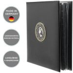 Safe Premium Münzalbum "Universal" mit 4 Blättern, schwarz Nr. 7346 Neu