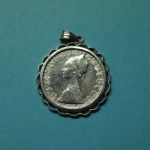 Italien 500 Lire Karavellen Santa Mario u. Santa Clara, als Anhänger