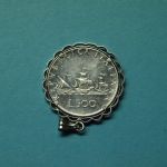 Italien 500 Lire Karavellen Santa Mario u. Santa Clara, als Anhänger
