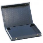 Leuchtturm Münzkassette TABLO für 4 Tableaus (L-Format), blau, leer 323212 Neu