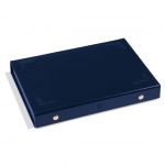 Leuchtturm Münzkassette TABLO für 4 Tableaus (L-Format), blau, leer 323212 Neu