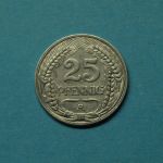 Kaiserreich 1912 A 25 Pfennig