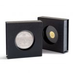 Leuchtturm Münzetui AIRBOX VIEW für eine QUADRUM-Kapsel, schwarz 364688 Neu