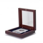 Leuchtturm Münzetui VOLTERRA mit Glasdeckel für einen SLAB 307925 Neu