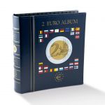 Leuchtturm Münzalbum VISTA für 2-Euro-Münzen, inkl. 4 Münzblättern 341017 Neu