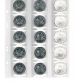 Lindner Multi Collect Blätter für 15 Münzen bis 42 mm Ø, MU15 (5er Pack) Neu