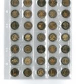 Lindner Multi Collect Blätter, für 35 Münzen bis 27 mm Ø, MU35R (5er Pack) Neu