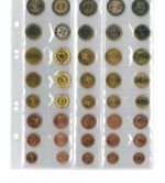 Lindner Multi Collect Blätter, für 5 Euro-Kursmünzsätze, MU40 (5er Pack) Neu