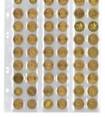 Lindner Multi Collect Blätter, für 54 Münzen bis 20 mm Ø, MU54R (5er Pack) Neu