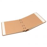 Lindner Karat Ringbinder Hellbraun aus Leder 1106L-H Neu