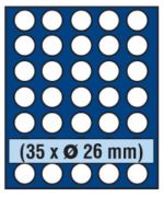 Safe Tableau für Combi-Kassette NOVA DeLuxe für 35 Stück 2 Euro Nr. 63261 Neu