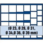 Safe Tableau für Combi-Kassette NOVA DeLuxe für 27 Münzen mit versch.Ø 63681 Neu