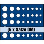 Safe Tableau für Combi-Kassette NOVA DeLuxe für 5 DM-Kursmünzen-Sätze 63441 Neu