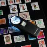 Leuchtturm Handlupe, 7-fache Vergrößerung, LED-Beleuchtung 344396 Neu