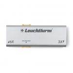 Leuchtturm LED-Aufziehlupe DUPLEX 3-/6-facher Vergrößerung, aufladbar 360730 Neu