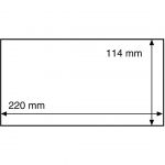 Leuchtturm Schutzhüllen für Briefe DIN C6 lang (220 x 114 mm) 301041 Neu