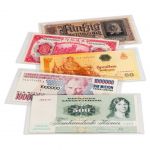 Leuchtturm Schutzhüllen für kleine Banknoten (158 x 75 mm) 344903, 50er Pack Neu