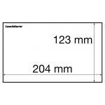 Leuchtturm Schutzhüllen für große Banknoten (204 x 123 mm) 341222 Neu