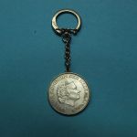 Niederlande 1960 2,5 Gulden Juliana als Schlüsselanhänger