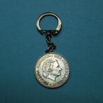 Niederlande 1959 2,5 Gulden Juliana als Schlüsselanhänger