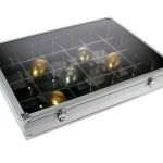 Safe Sammel-Vitrine "Alu" - extra hoch Nr. 5881 Neu