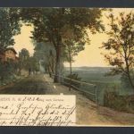 AK Landsberg 1902 Weg nach Zechow