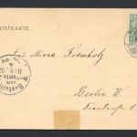 AK Landsberg 1902 Weg nach Zechow