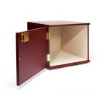 Leuchtturm Münzbox-Kabinett für 10 Standard-Münzboxen, mahagonifarben 301415 Neu